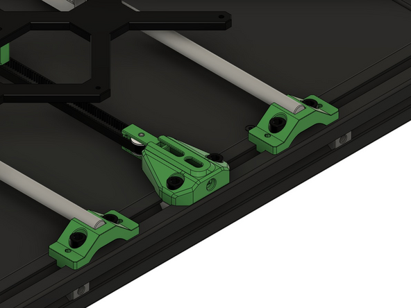 Schieben Sie den Riemenspanner-Einsatz in den y-Riemenspanner.