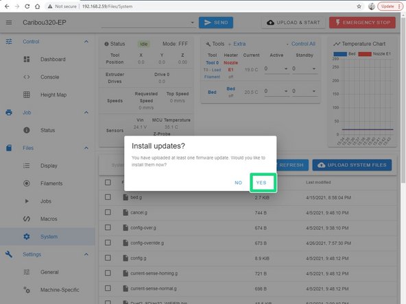 A new window will open. Navigate to the directory where you downloaded the files.