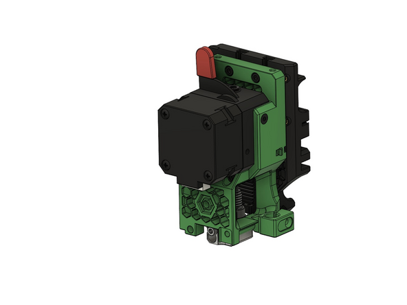 Befestigen Sie die LGX-Abdeckung mit 2x M3x35mm Zylinderkopfschrauben.