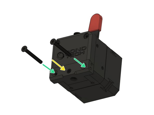 Remove the mount for the Mosquito.