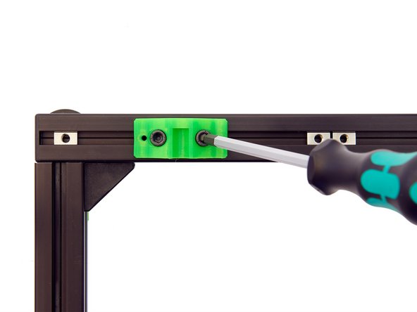 For the x-axes, make sure that there are 2x T-Nuts between the two y-rodholders.