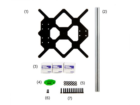 (1) y-Carriage for Heated Bed MK52 with LHBB10
