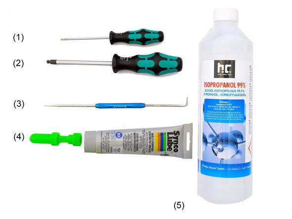 (1)  2.5x100mm Hexagon Ballpoint Screwdriver