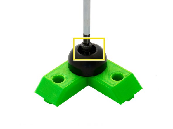 Screw this in place using a M6x20mm hexagon socket head cap screw .