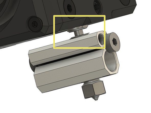 Apply Boron nitride paste to the upper part of the heat break.