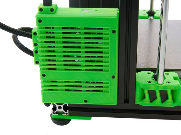 Now, fasten the cover with 5x M3x14mm Hexagon Socket Head Cap Screws.