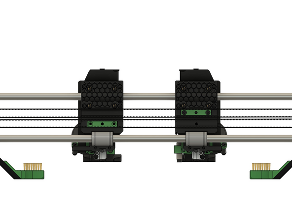 Wiederholen Sie Schritt 10 und 11 für den u-Extruder und u-Schlitten.