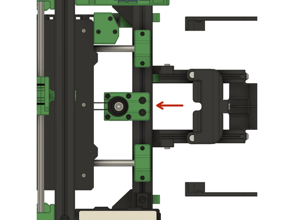 Now slide the magazine towards the printer.