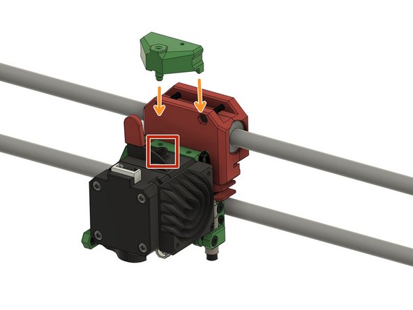 Remove (pull out) the bowden connector.