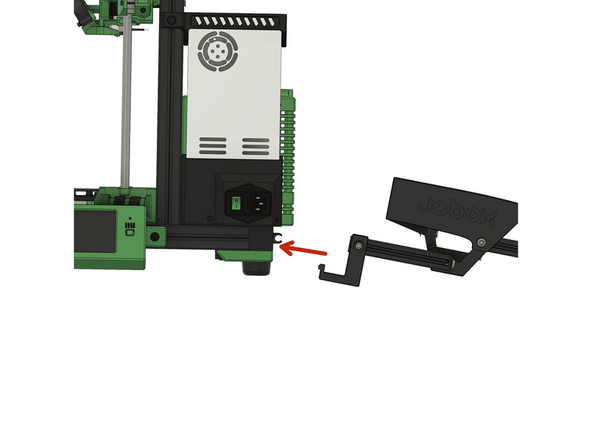 Halten Sie das Magazin leicht nachunten gekippt und führen es an das hintere Aluprofil.