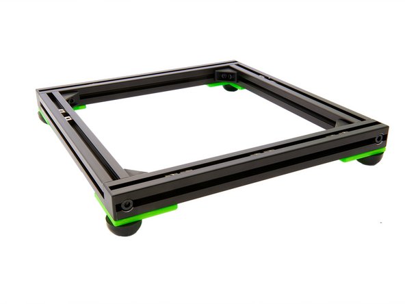 Der Rahmen ist jetzt vollständig zusammengebaut.