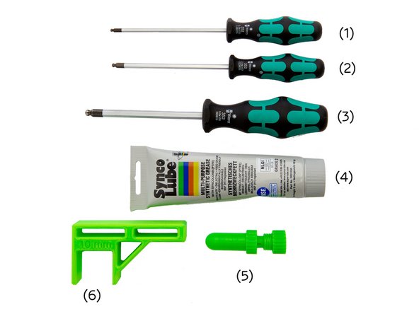 (1) 2.5x100mm Hexagon Ballpoint Screwdriver