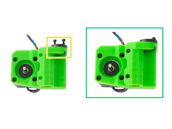 Insert 2x M3 Self-Securing Nuts into the designated slots.