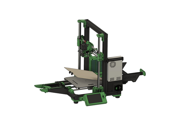 Hold the steel sheet at a slight angle and place it with the rear edge against the rear slot of the aluminum sheet.