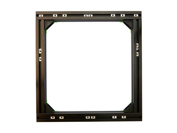 Richten Sie den Rahmen und die Nutensteine so aus wie in Bild 1.