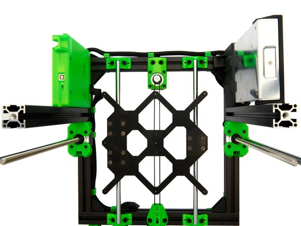 The Einsy Box and the PSU are now fully installed.