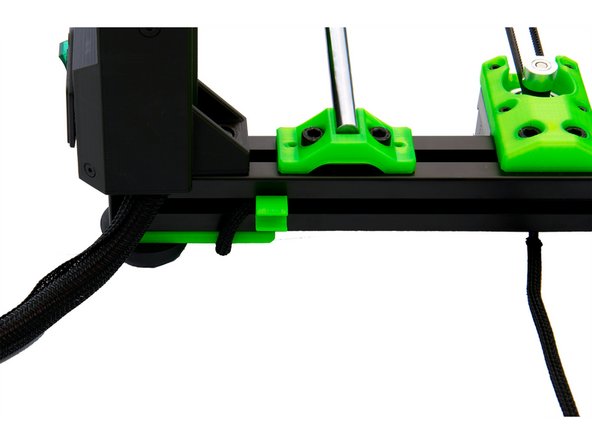 Secure the cable in the slot using a cable clip.