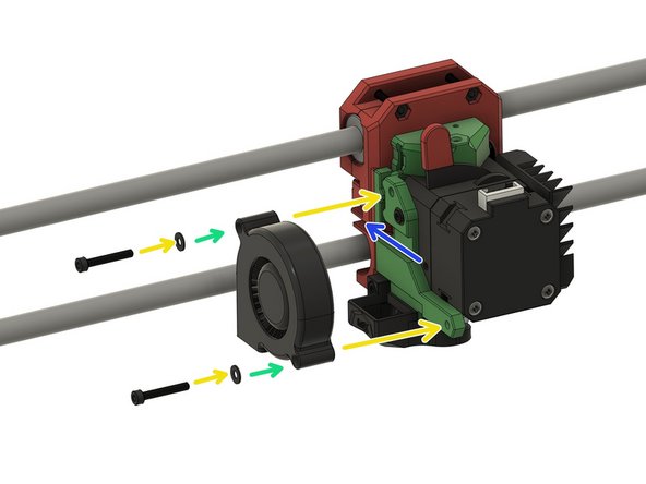 Führen Sie das zugehörige Kabel durch den Kabelkanal.