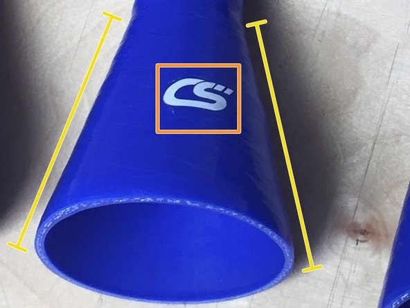 "CS" logo for proper orientation and ensure free of distortion