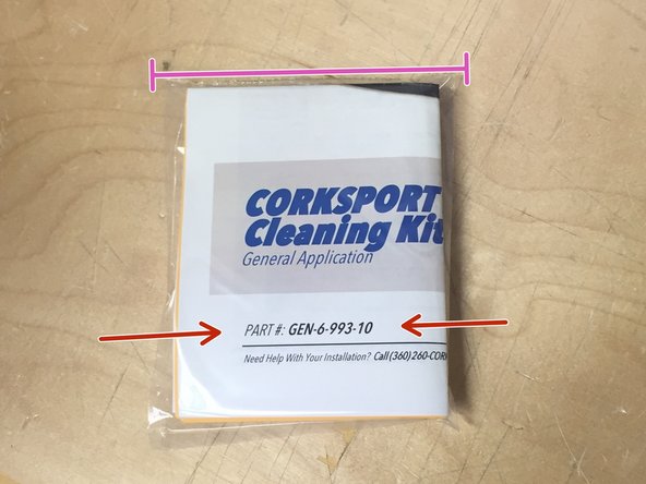 Add clamp to back of instruction packet as shown