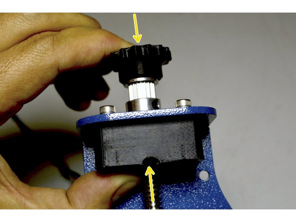 Make sure not to over tighten these screws so that the Bearing block breaks