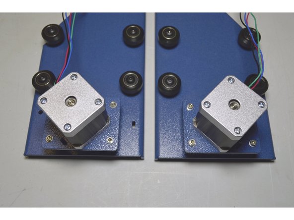 Place the Y-Motor assemblies as shown