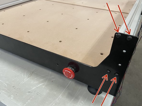 Do not tighten these screws at this stage.