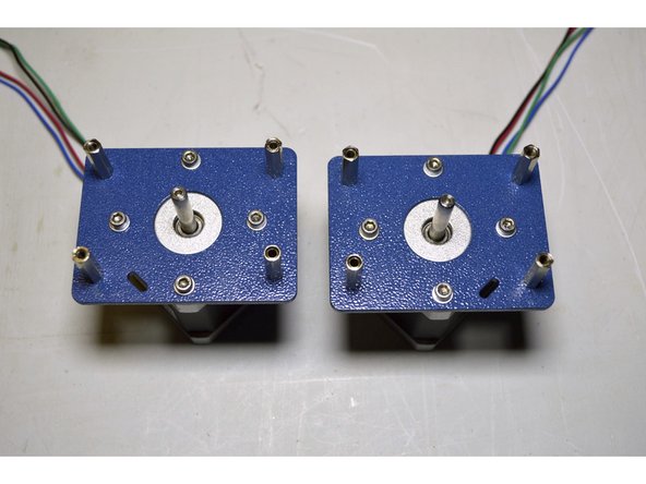 Hold the standoff with the sharp nose pliers while tighting the M3 cap screw with the 2.5mm Allen Key