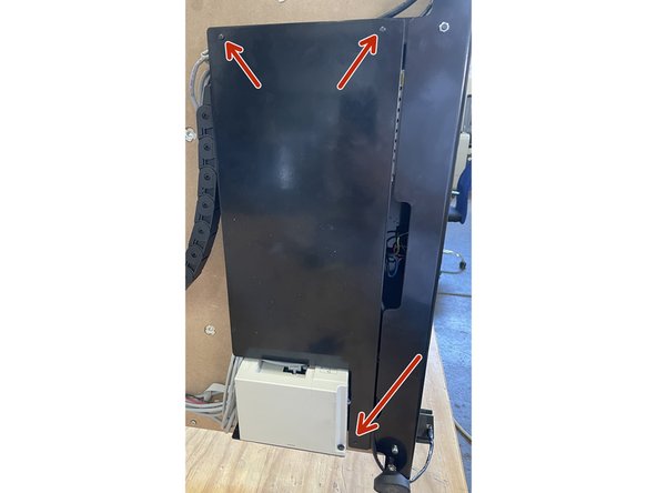 Mount the cover of the Electronics Assembly back in place with the 3 x M3x6mm Button Head Screws that was removed previously.