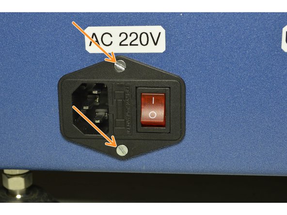 Insert the kettle plug in the cut out provided