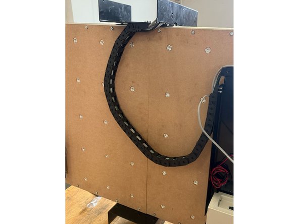 Groove Joint Pliers works well to close the drag chain.