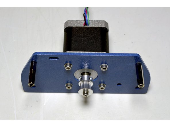 Tighten the screws with the 2.5mm Allen Key while holding the standoff with the sharp nose pliers