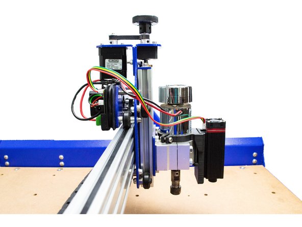 Connect the four point laser cable to the laser