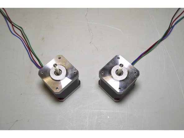 Place motors as shown in picture