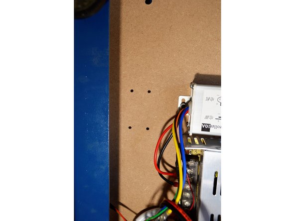 This relay and screws will not be used for the laser