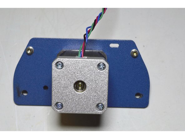 Tighten the screws with the 2.5mm Allen Key while holding the standoff with the sharp nose pliers