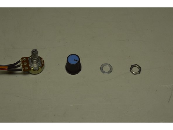 Disassemble the knob from the spindle speed controller