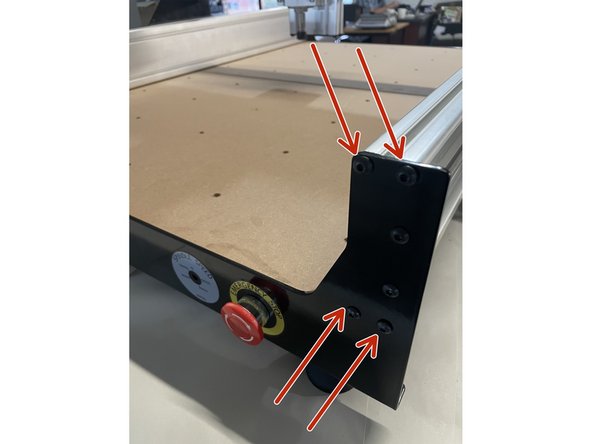 Make sure the Y lead screws go into the two pillow block bearings mounted to the inside of the front plate.
