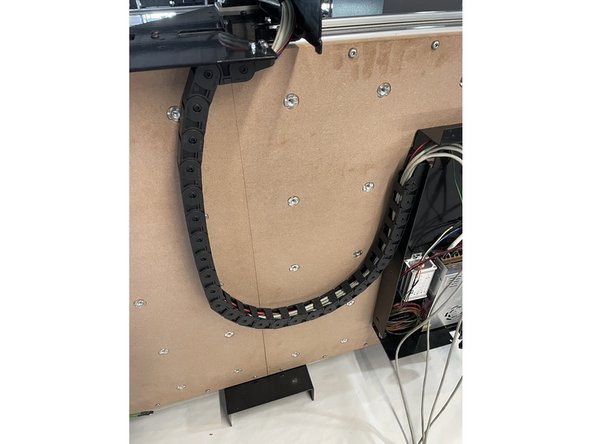 Groove Joint Pliers works well to close the drag chain.