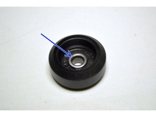 Place the washer into the centre of the V-wheel