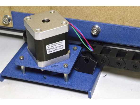 Click the Drag Chains into the printed brackets on both ends as shown