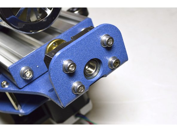 Do not fully tighten the M4 screws yet, the allignment needs to be done first