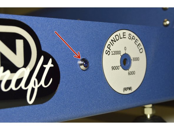 Remove the nut awn washer on the LED