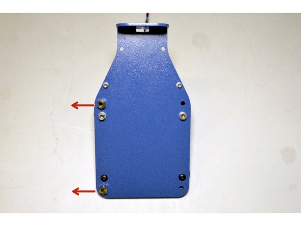 Assemble the V-Wheels with the M5 Washers (2 Pcs) at the back of the plate