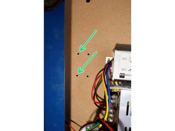 Use the 2 holes on the left hand side from the old relay to mount the new relay