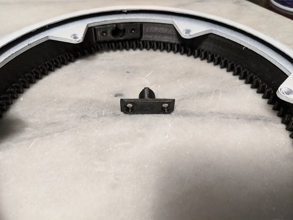 This step will use the SusanPlugA and SusanPlugB files to hold the ball bearings inside the lazy susan.