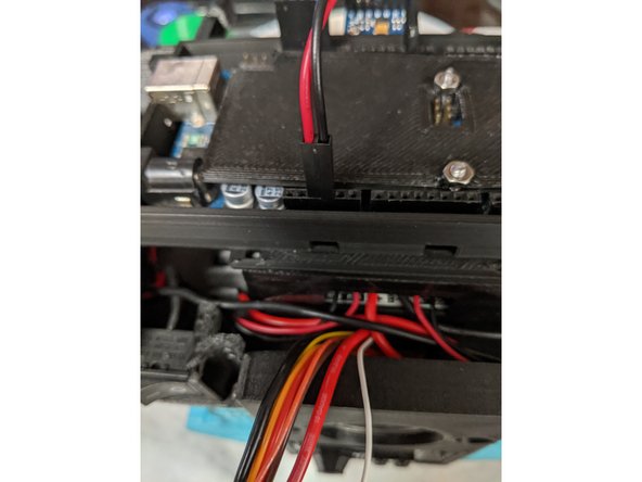 One two pin housing gets the positive and ground wires, the other two pin housing holds the two signal wires from the 4 pin housing.