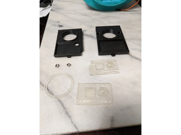 If you decided to print the Resin version of the Frame Inserts, this will be covered in this step.  If you used the full print file, skip to the next step.