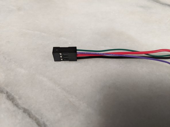 You will now use a 6 pin (2 row by 3 location) housing.  You will want to use the female crimp ends of the wires and make the harness as shown in Pic 3.