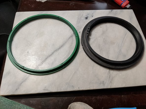 If you painted the parts, make sure you wait until the paint is fully dry before moving on since you will be handling the painted parts.